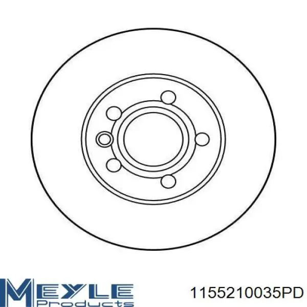 Гальмівні диски передні 7D0615301A VAG