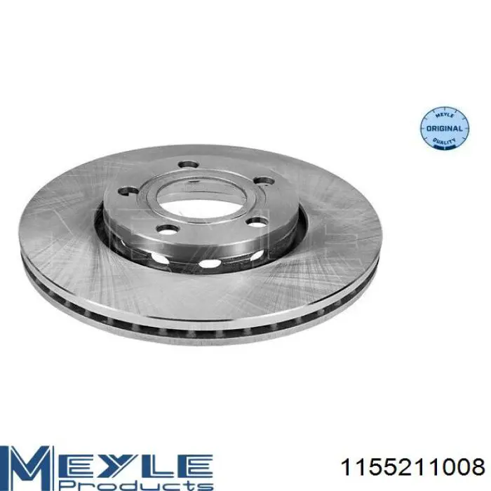 1155211008 Meyle диск гальмівний передній