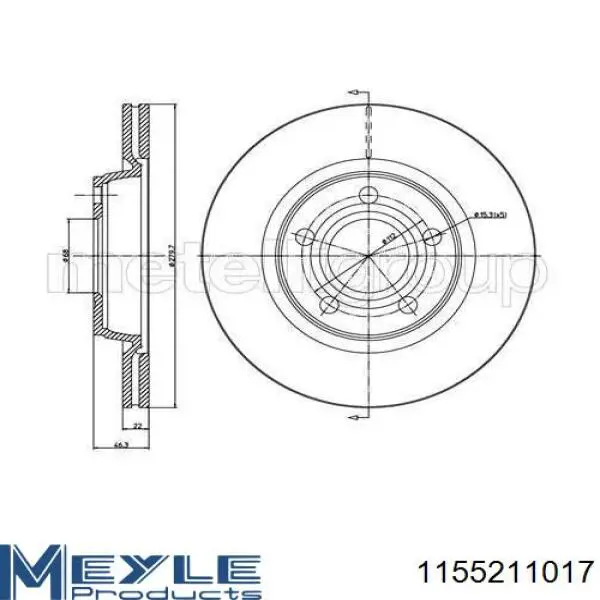 Диск переднього гальма Aplus 61388AP ціна, від 31.75 USD