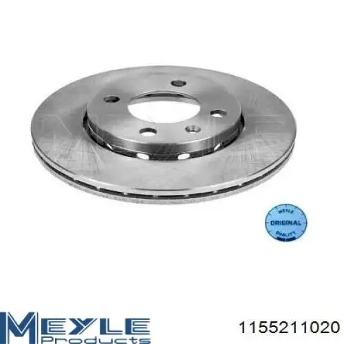 Диск переднього гальма Meyle 1155211020 ціна, від 27.56 USD