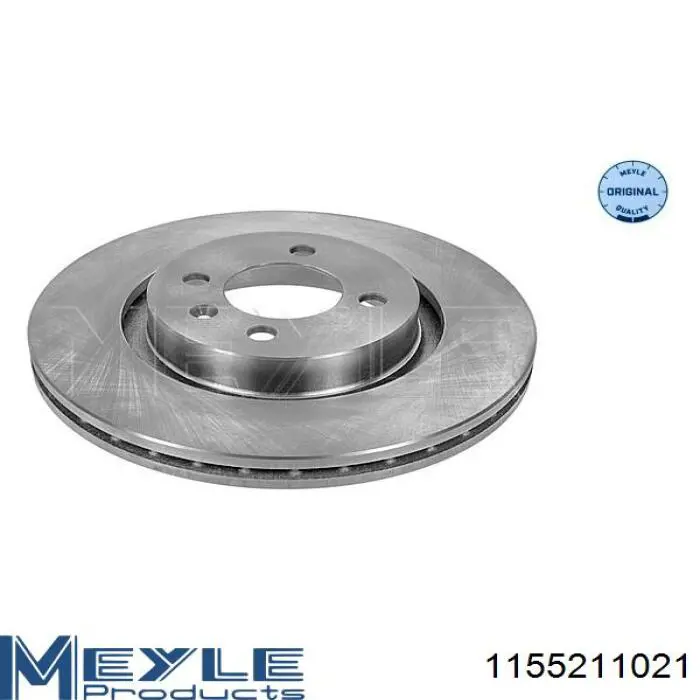 1155211021 Meyle диск гальмівний передній