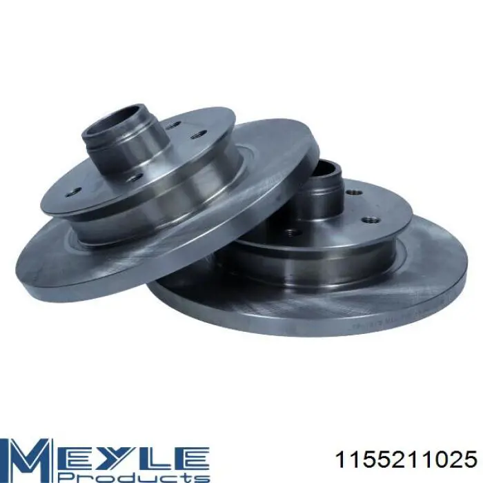 Диск переднього гальма Meyle 1155211025 ціна, від 39.69 USD