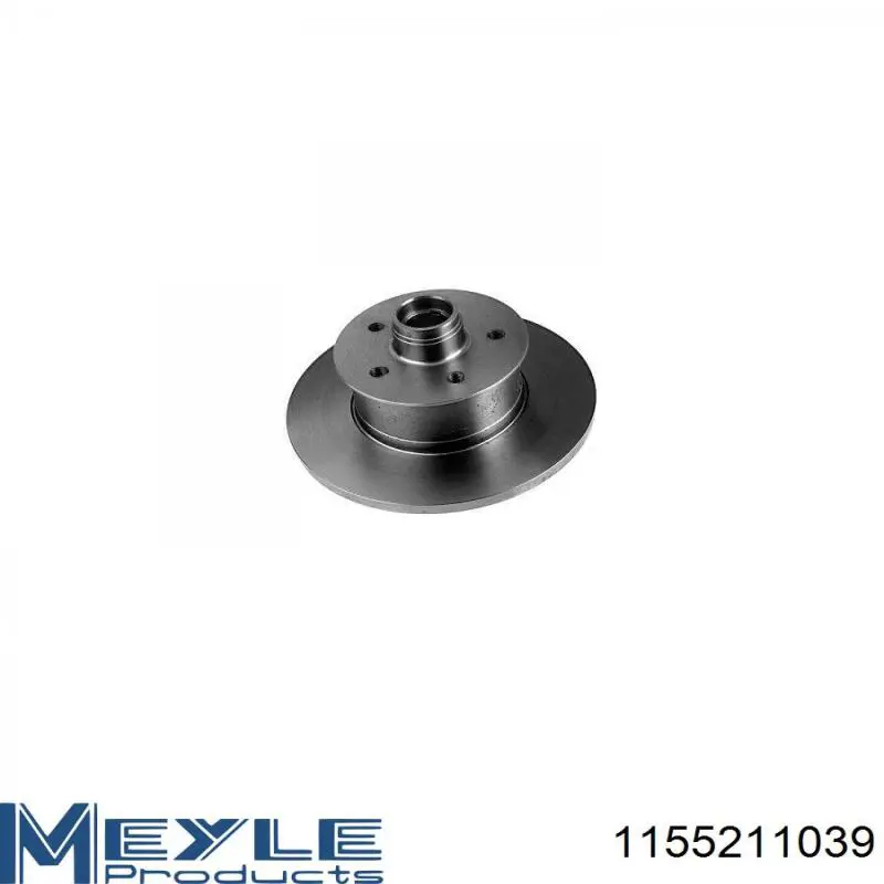 1155211039 Meyle диск гальмівний передній