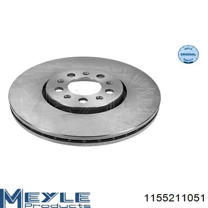1155211051 Meyle диск гальмівний передній