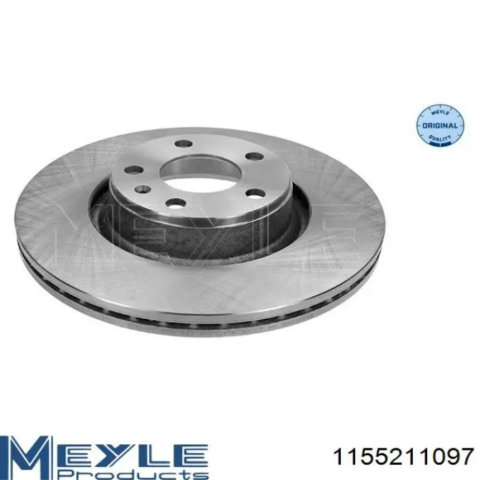 1155211097 Meyle диск гальмівний передній