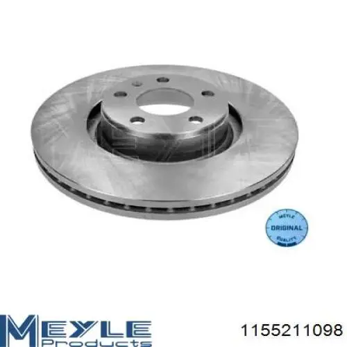 1155211098 Meyle диск гальмівний передній