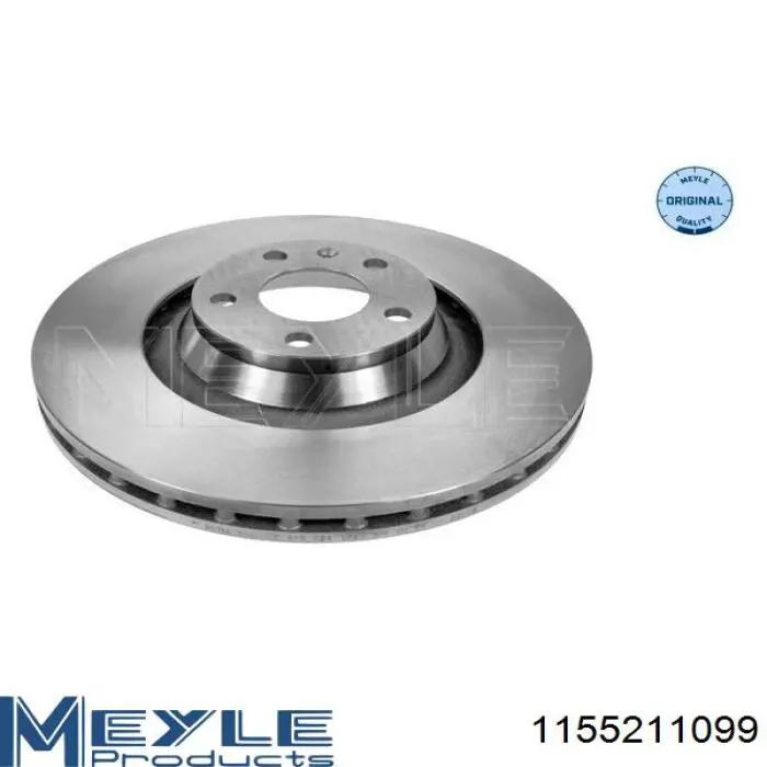 1155211099 Meyle диск гальмівний передній