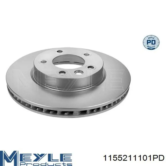 1155211101PD Meyle диск гальмівний передній