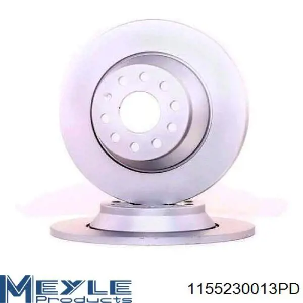 Диск гальмівний задній Meyle 1155230013PD