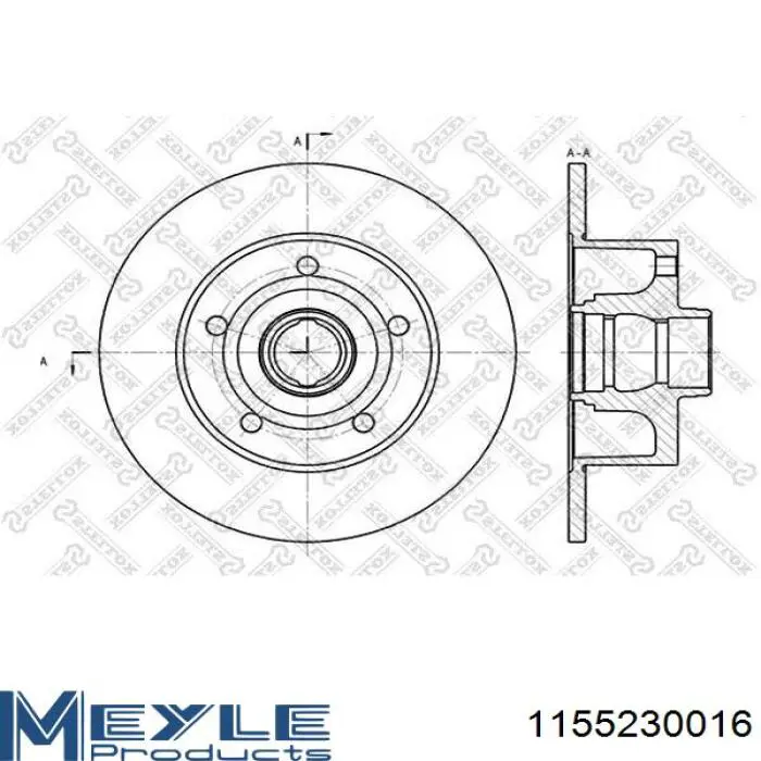 Задні дискові гальма Daco 604757 ціна, від 33.65 USD