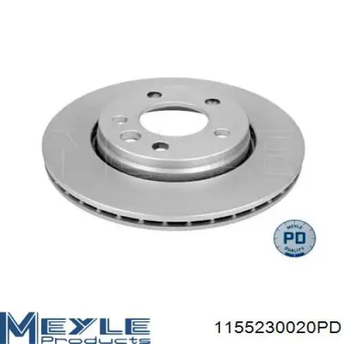 1155230020PD Meyle диск гальмівний задній