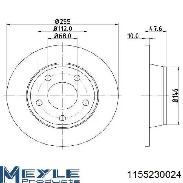 8908411 Brembo Дискові гальма
