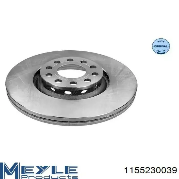 Диск переднього гальма Meyle 1155230039 ціна, від 50.67 USD