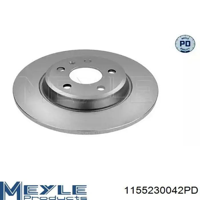 Купити 1155230042PD Meyle Диск заднього гальма
