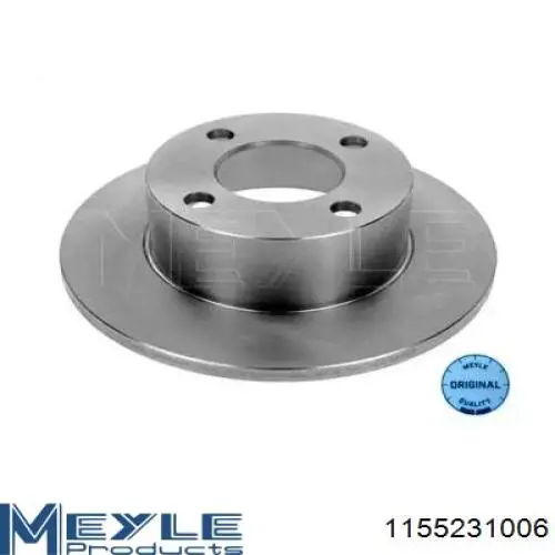 Задні дискові гальма Meyle 1155231006 ціна, від 22.43 USD
