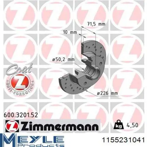 986478332 Bosch Дискові гальма