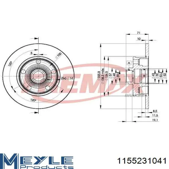 Задні дискові гальма Bosch 986478332 ціна, від 25.27 USD