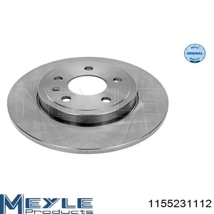 1155231112 Meyle диск гальмівний задній