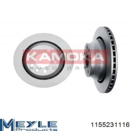 Купити 1155231116 Meyle Диск заднього гальма