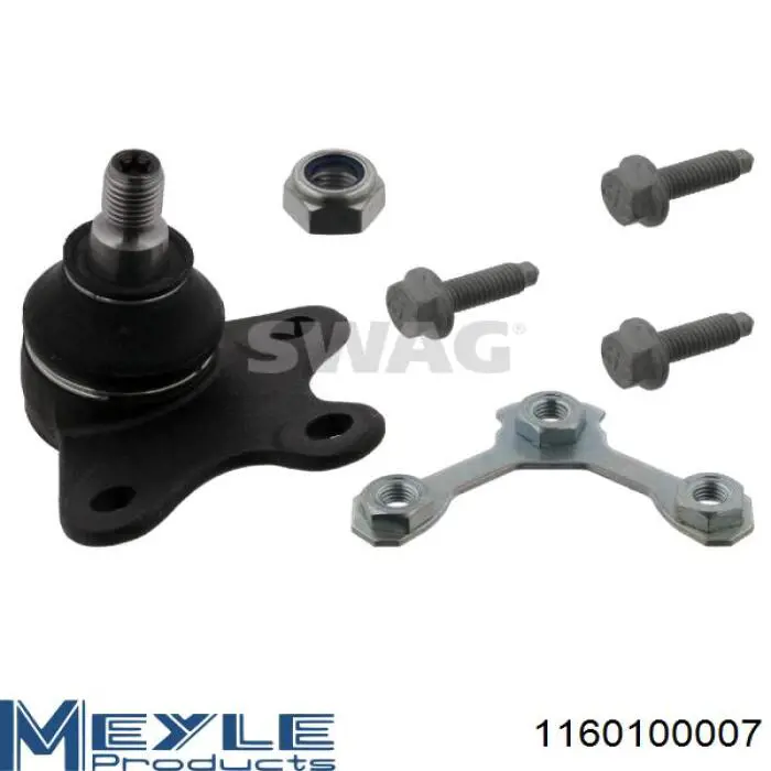 RD993525524 Rider Кульова опора, нижня, ліва