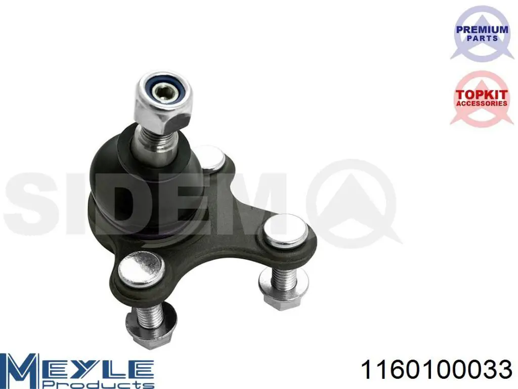 Кульова опора, нижня, ліва AND 3L407007 ціна, від 14.62 USD