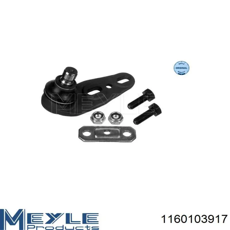 Кульова опора, нижня, ліва 1160103917 Meyle