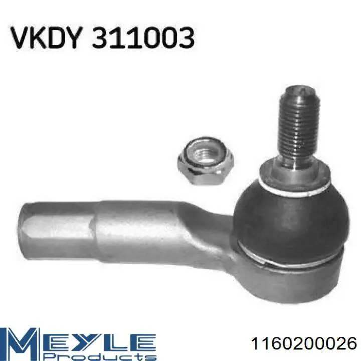 Накінечник рульової тяги, зовнішній Denckermann D130287