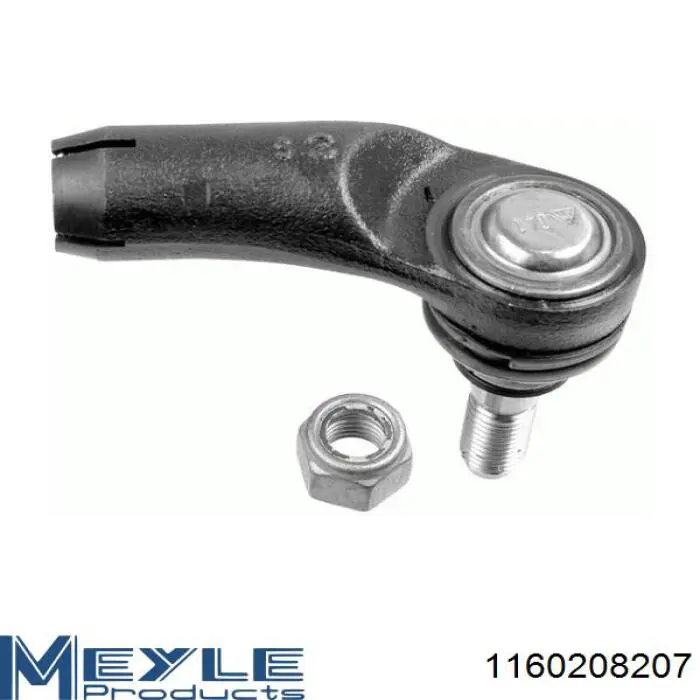 Наконечник рульовий Meyle 1160208207 ціна, від 8.44 USD