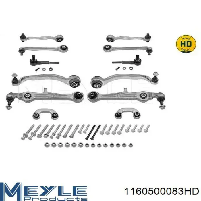 Комплект передніх важелів Raiso RL8E0498KIT ціна, від 184.52 USD