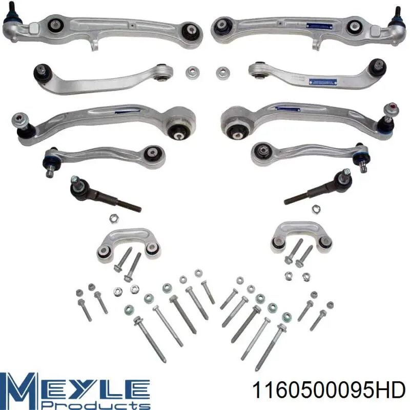 Комплект важелів задньої підвіски Meyle 1160500095HD ціна, від 844.10 USD