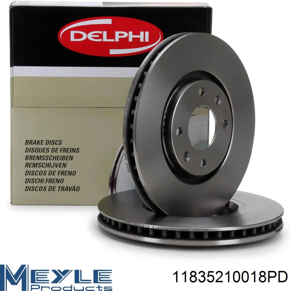 CD7152V Bremsi Гальмо дискове переднє