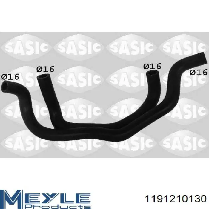Шланг/патрубок системи охолодження Meyle 1191210130 ціна, від 13.94 USD