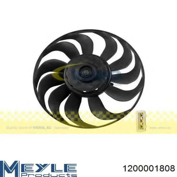 Вентилятор охолодження радіатора 1200001808 Meyle