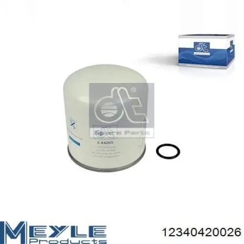 12340420026 Meyle фільтр осушувача повітря (вологомастиловідділювача (TRUCK))