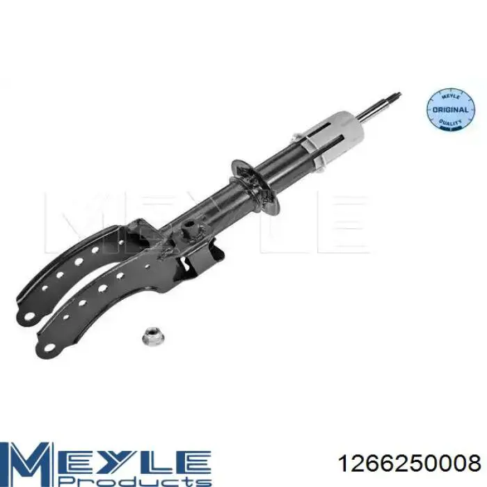 Амортизатор передньої підвіски, лівий Meyle 1266250008 ціна, від 50.67 USD