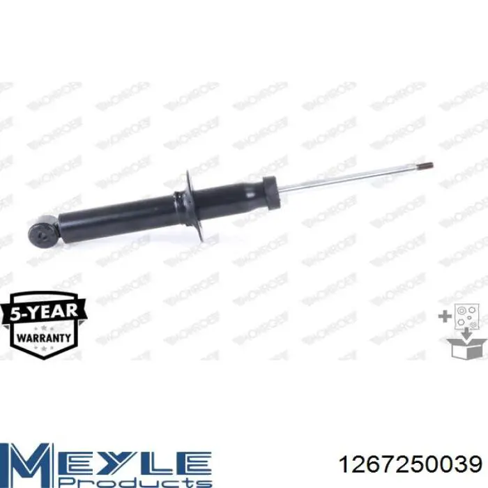 Купити 1267250039 Meyle Стійка амортизатора задня