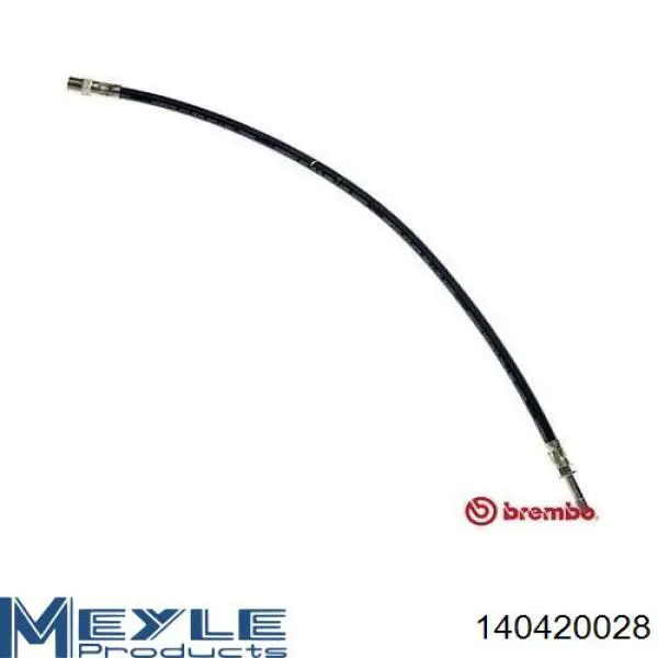 Шланг гальмівний передній Meyle 140420028 ціна, від 9.09 USD