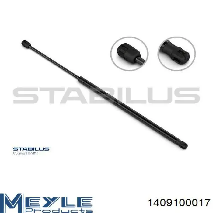 Амортизатор двері задньої Meyle 1409100017 ціна, від 8.07 USD