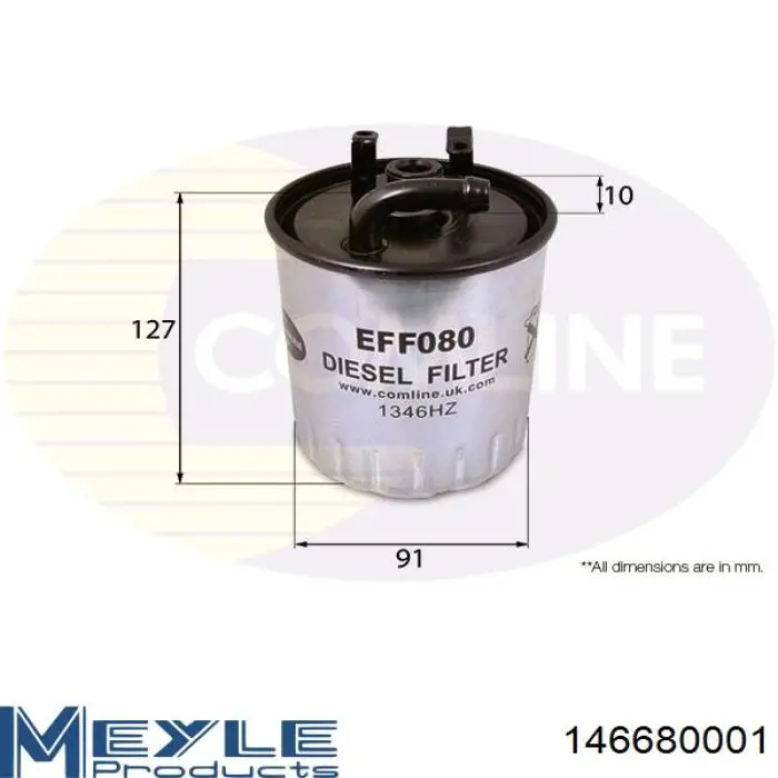 146680001 Meyle Фільтр палива