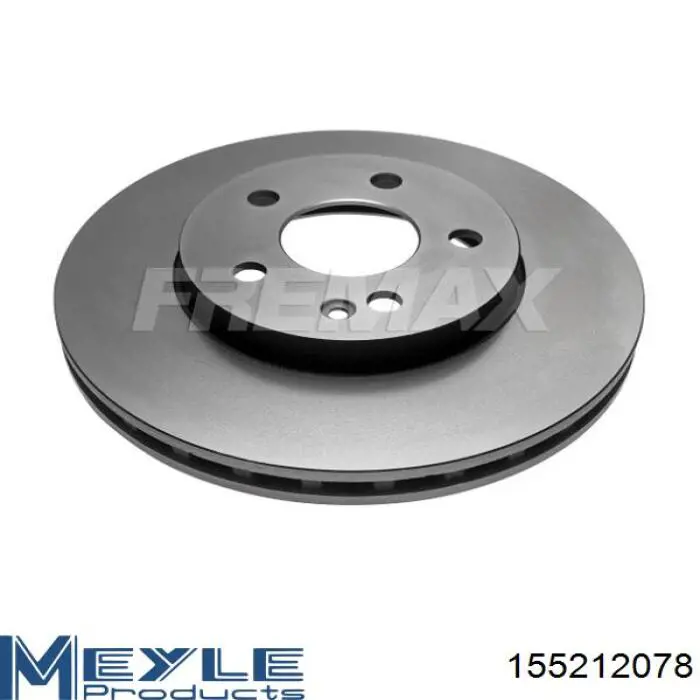 155212078 Meyle диск гальмівний передній