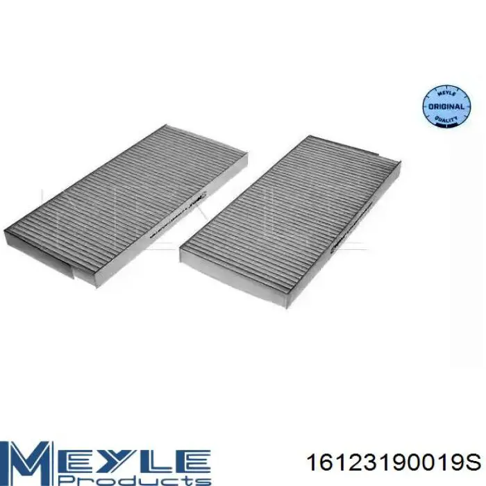 Купити 16123190019S Meyle Фільтр салону вугільний