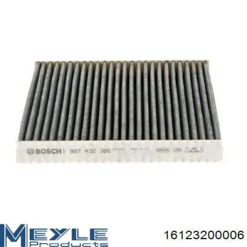 Фільтр повітряний обігрівача Meyle 16123200006 ціна, від 7.89 USD