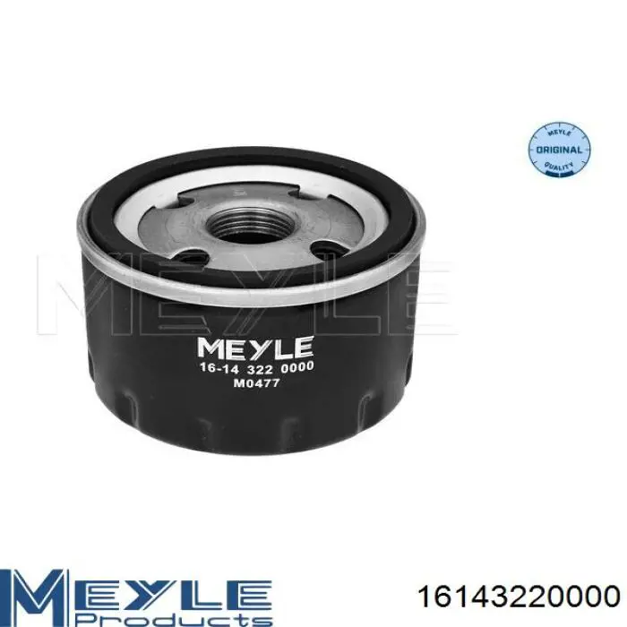 16143220000 Meyle фільтр масляний