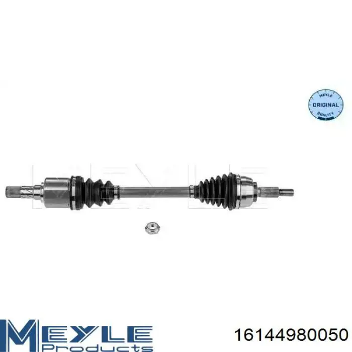 Привід передній лівий Meyle 16144980050 ціна, від 86.23 USD