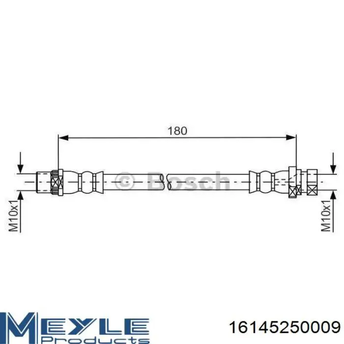 7700304968 Renault (RVI) Шланг гальмівний задній