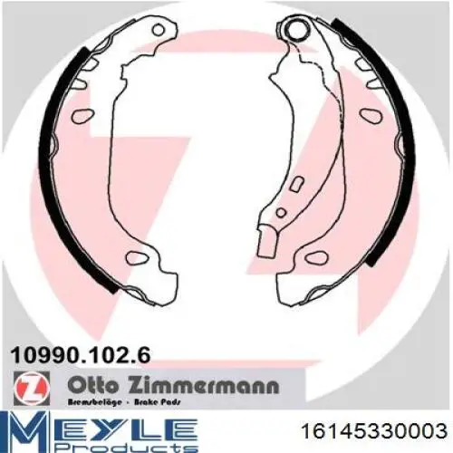 Колодки гальмові задні, барабанні Dafmi DA994 ціна, від 10.06 USD