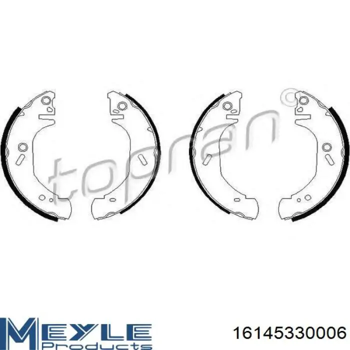 4501146 Opel Колодки гальмівні задні, барабанні