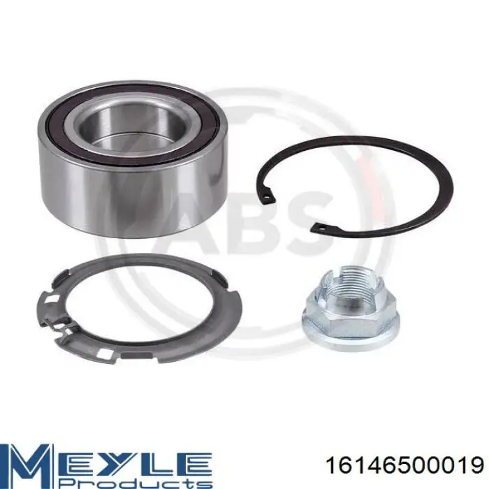 Комплект підшипник маточини передньої Metelli 198152 ціна, від 22.45 USD