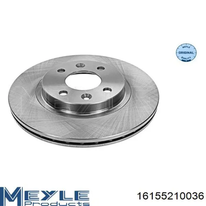 16155210036 Meyle диск гальмівний передній
