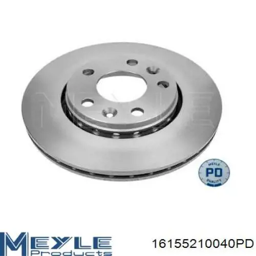 16155210040PD Meyle Гальмо дискове переднє
